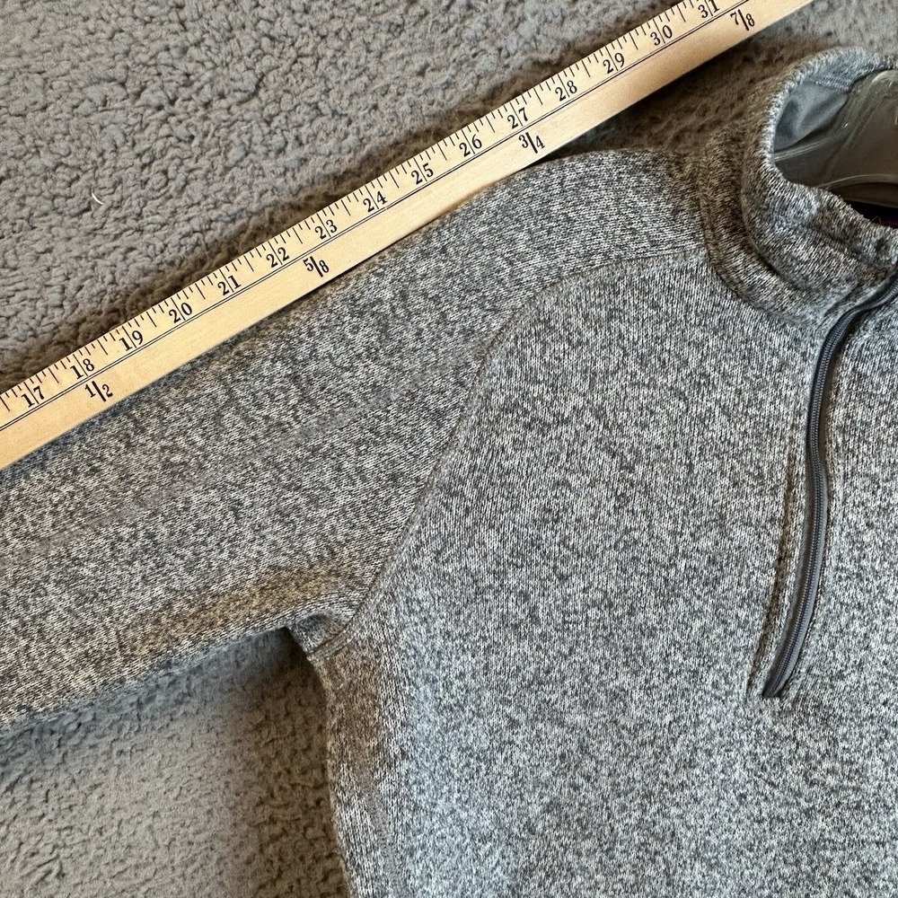 Patagonia 1/4 Zip Better Sweater Women's Fleece Jacket Heather Gray Size Medium - Picture 6 of 8
